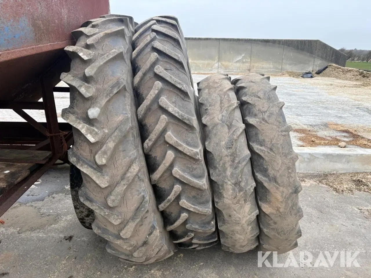 Billede 2 - Sprøjtehjul 4 styk Alliance + kléber