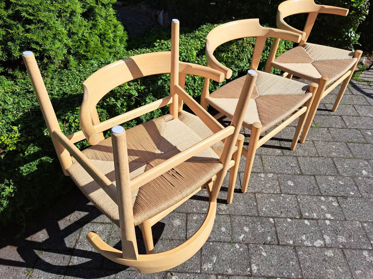 Billede 3 - Wegner stol PP68, af lakeret ask