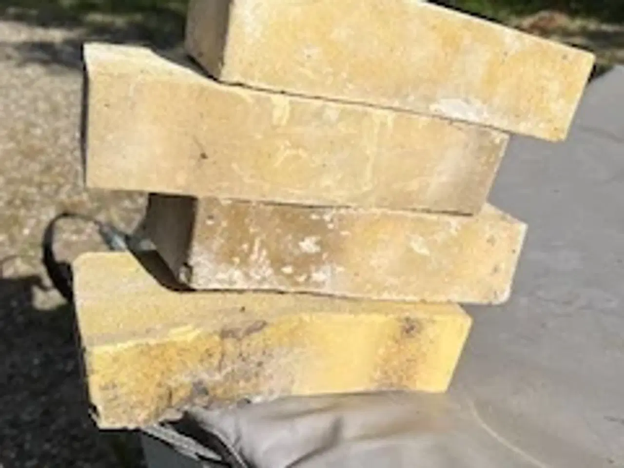 Billede 3 - Gule håndrensede mursten 