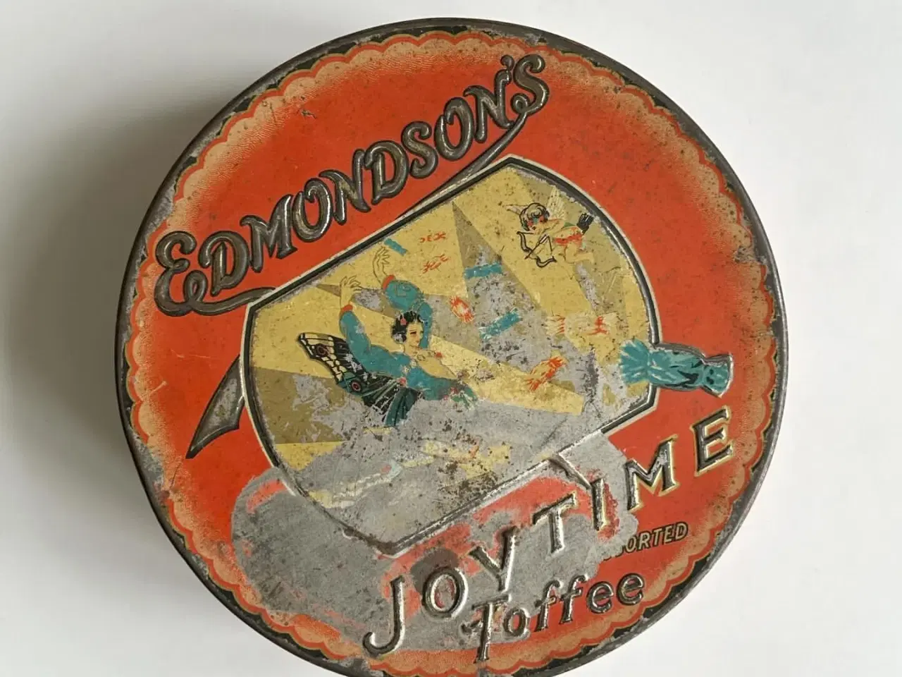 Billede 2 - Edmondson's Joytime toffee, gammel dåse