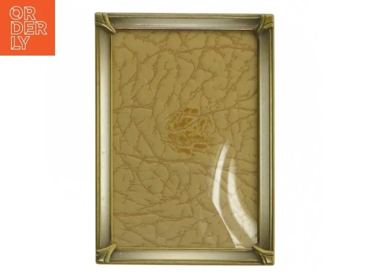 Billede 1 - Billedramme i messing (str. 10,5x7,5 cm)