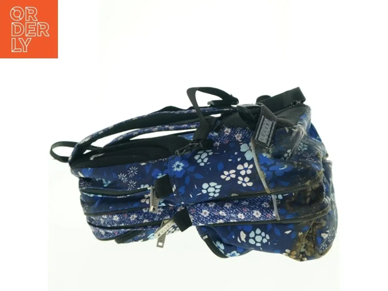 Billede 3 - Blomstermønstret rygsæk (str. 40 x 34 cm)