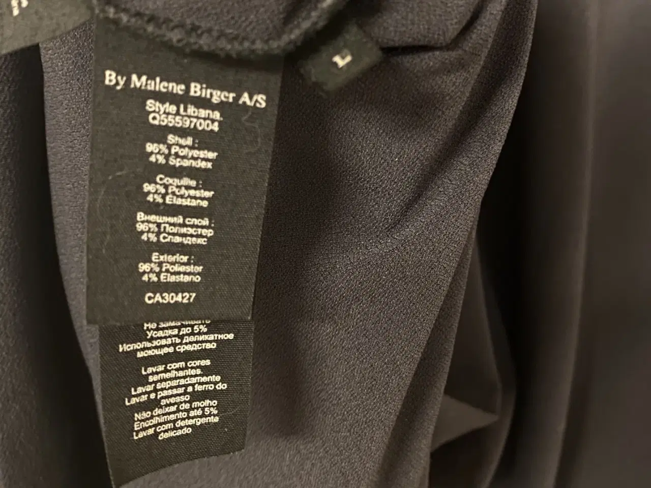 Billede 5 - By Malene Birger grå kjole med flot knudedetalje