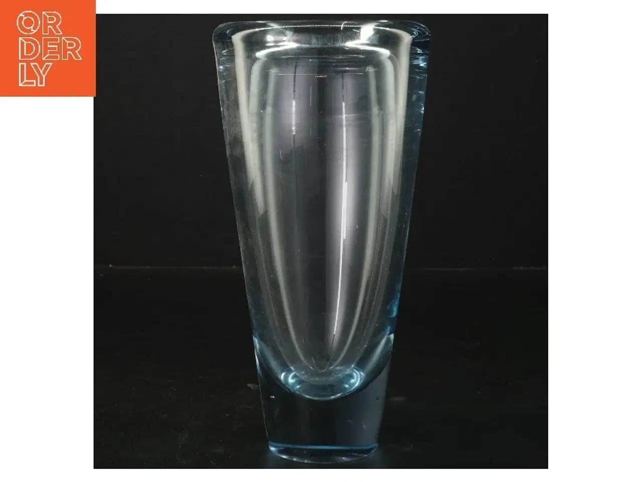 Billede 1 - Glasvase fra Holmegaard (str. 19 cm)