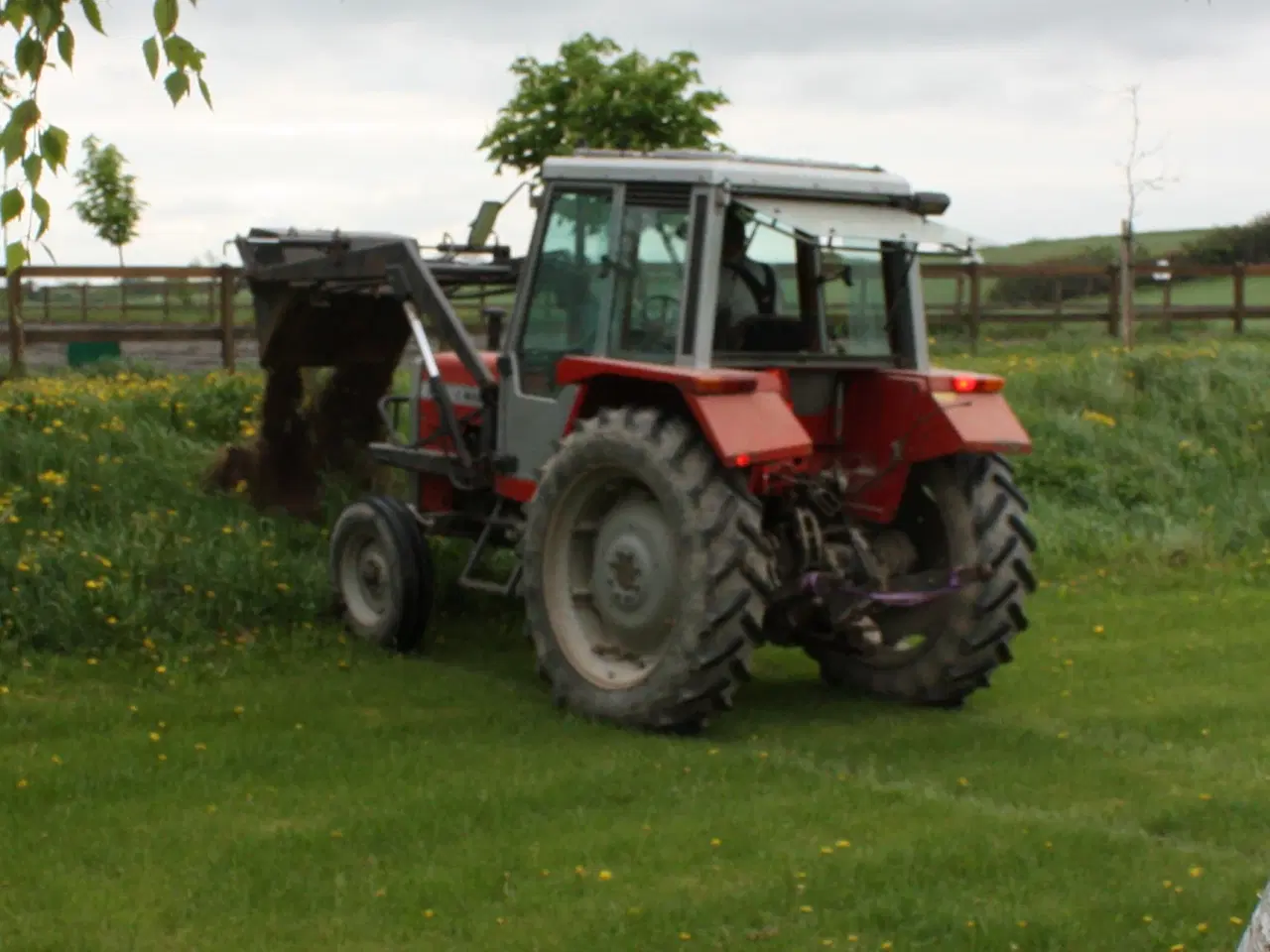 Billede 5 - Traktor med frontlæsser, Massey Ferguson 675