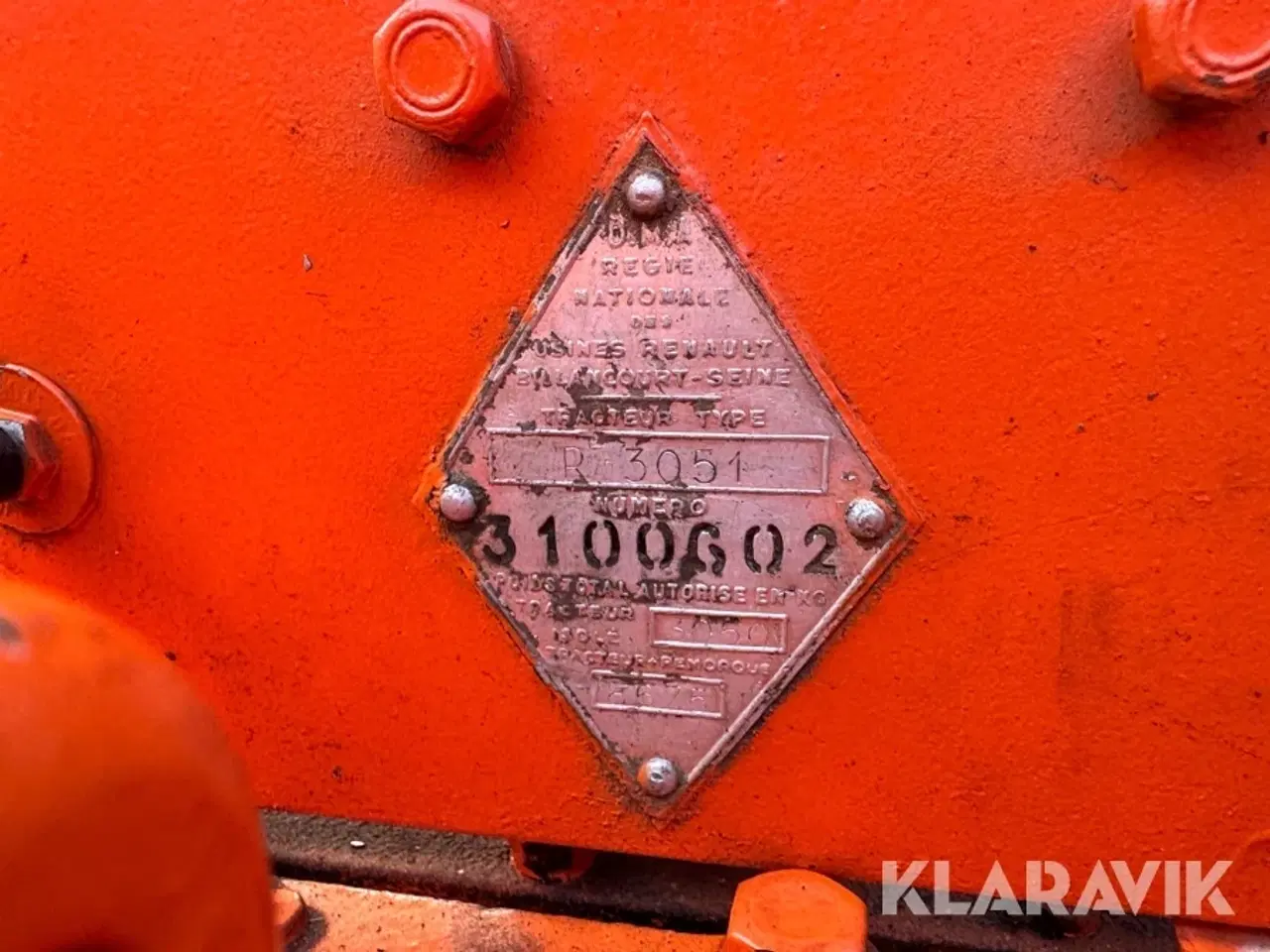 Billede 5 - Veterantraktor Renault Super 7