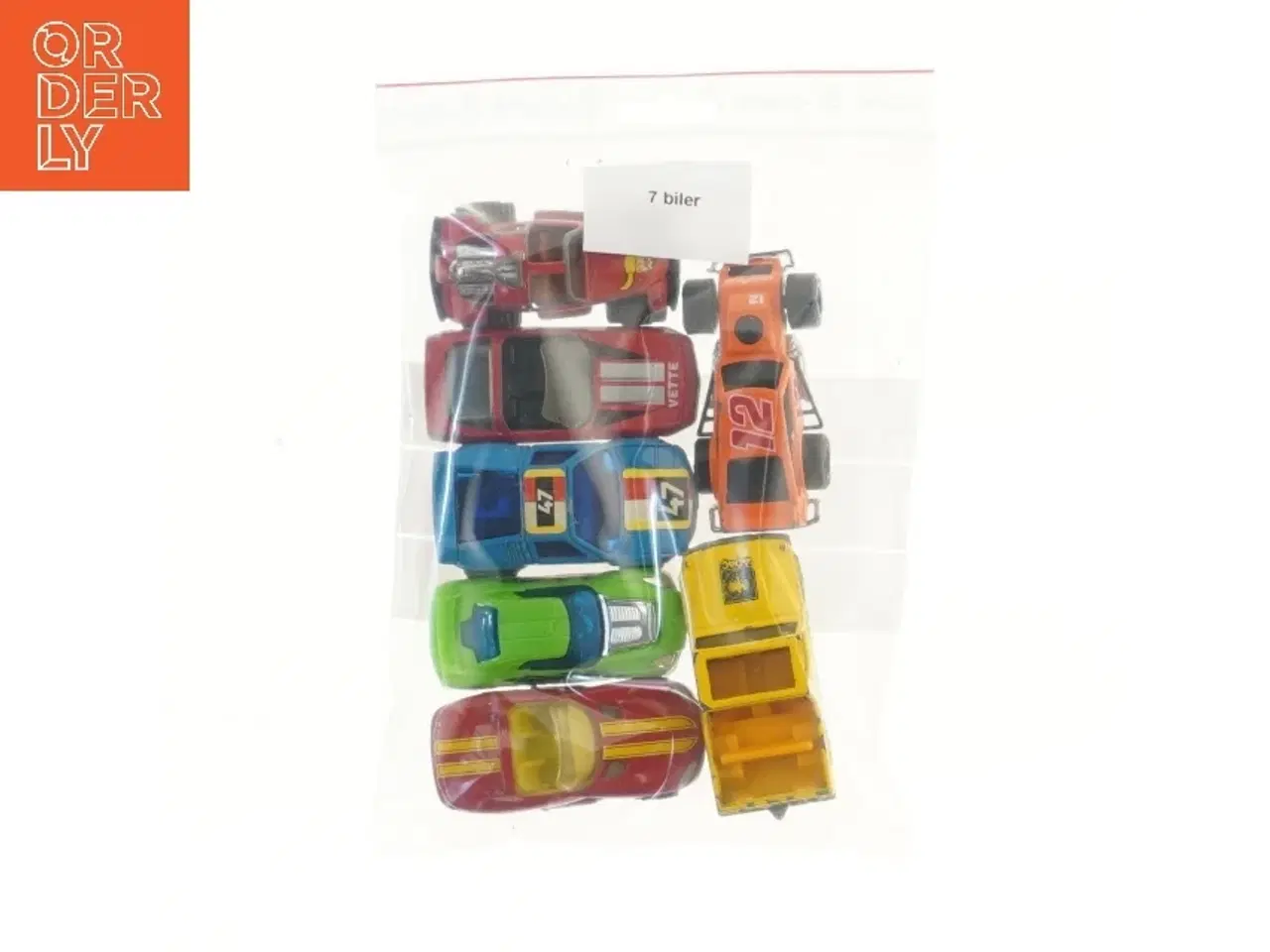 Billede 2 - Sæt med 7 miniature legetøjsbiler (str. 7 stk 8 cm)