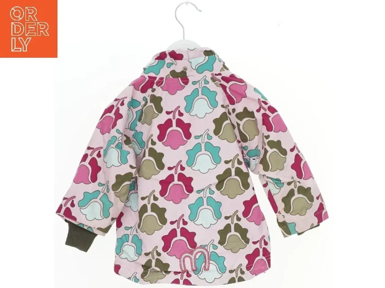 Billede 2 - Børnevinterjakke med blomstermønster fra Minymo (str. 86)