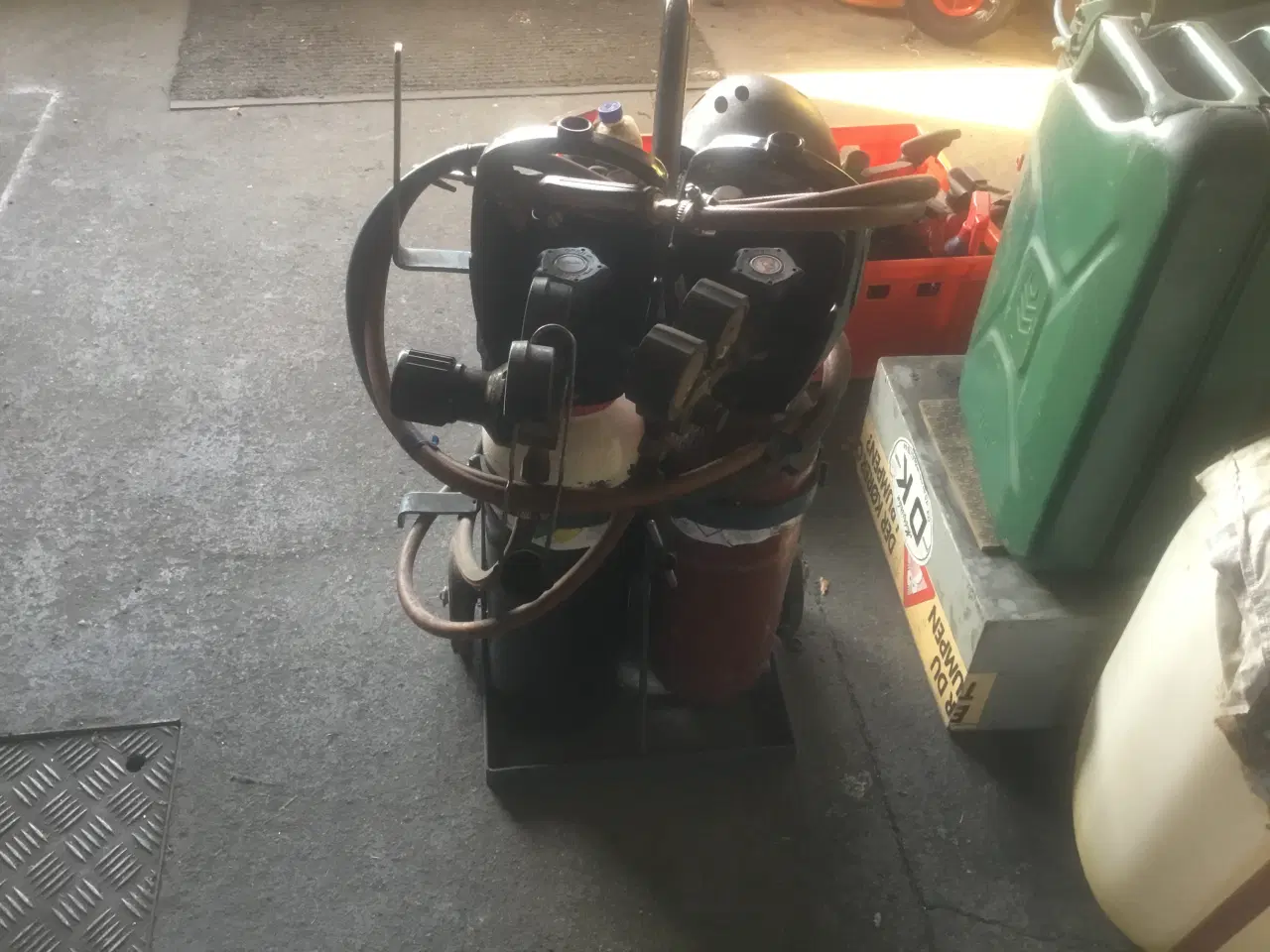 Billede 1 - Autogen sæt, Gas og ilt med tilbehør