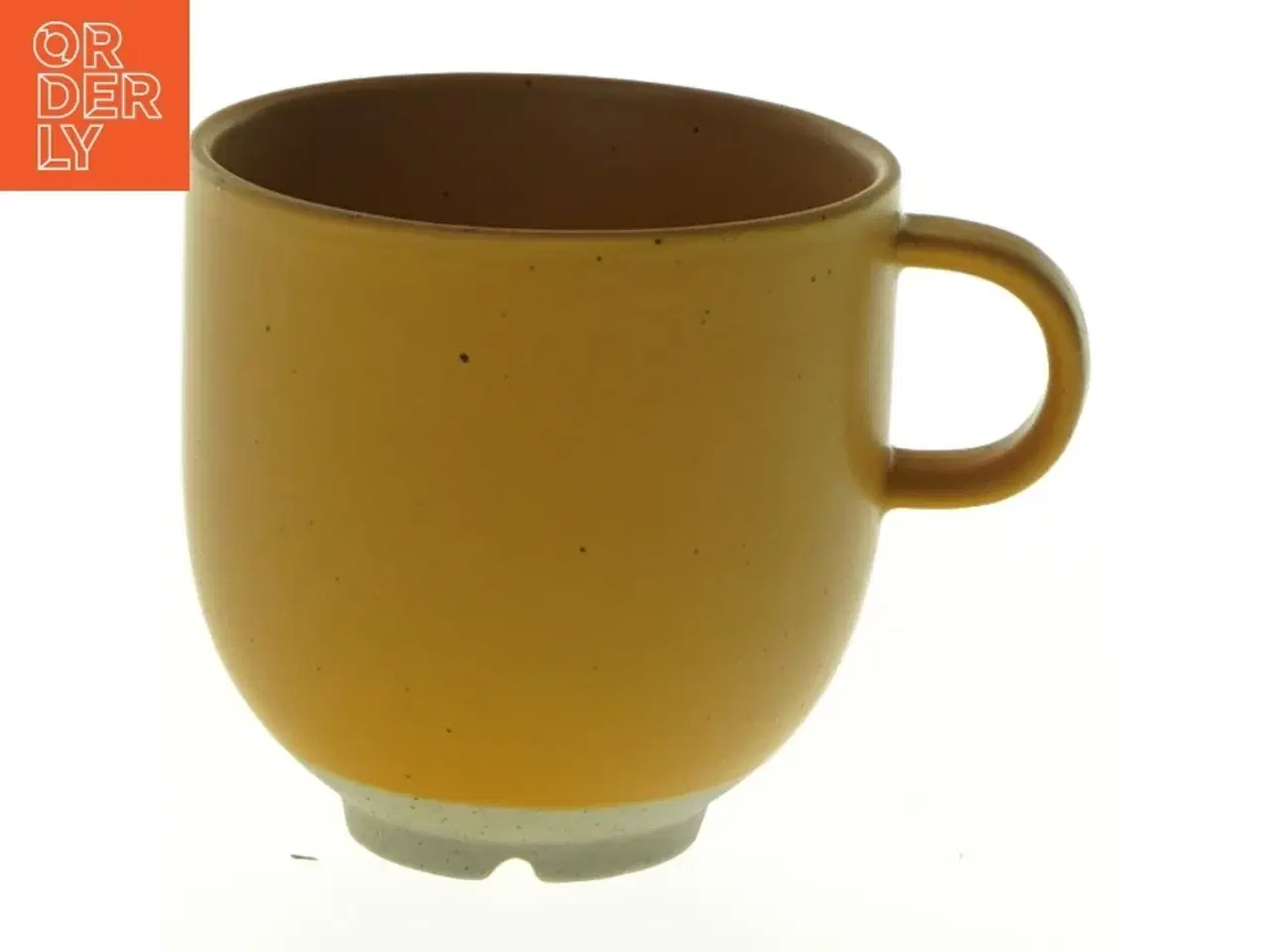 Billede 1 - Gul keramikkrus (str. H 8 cm ø 8,5 cm)