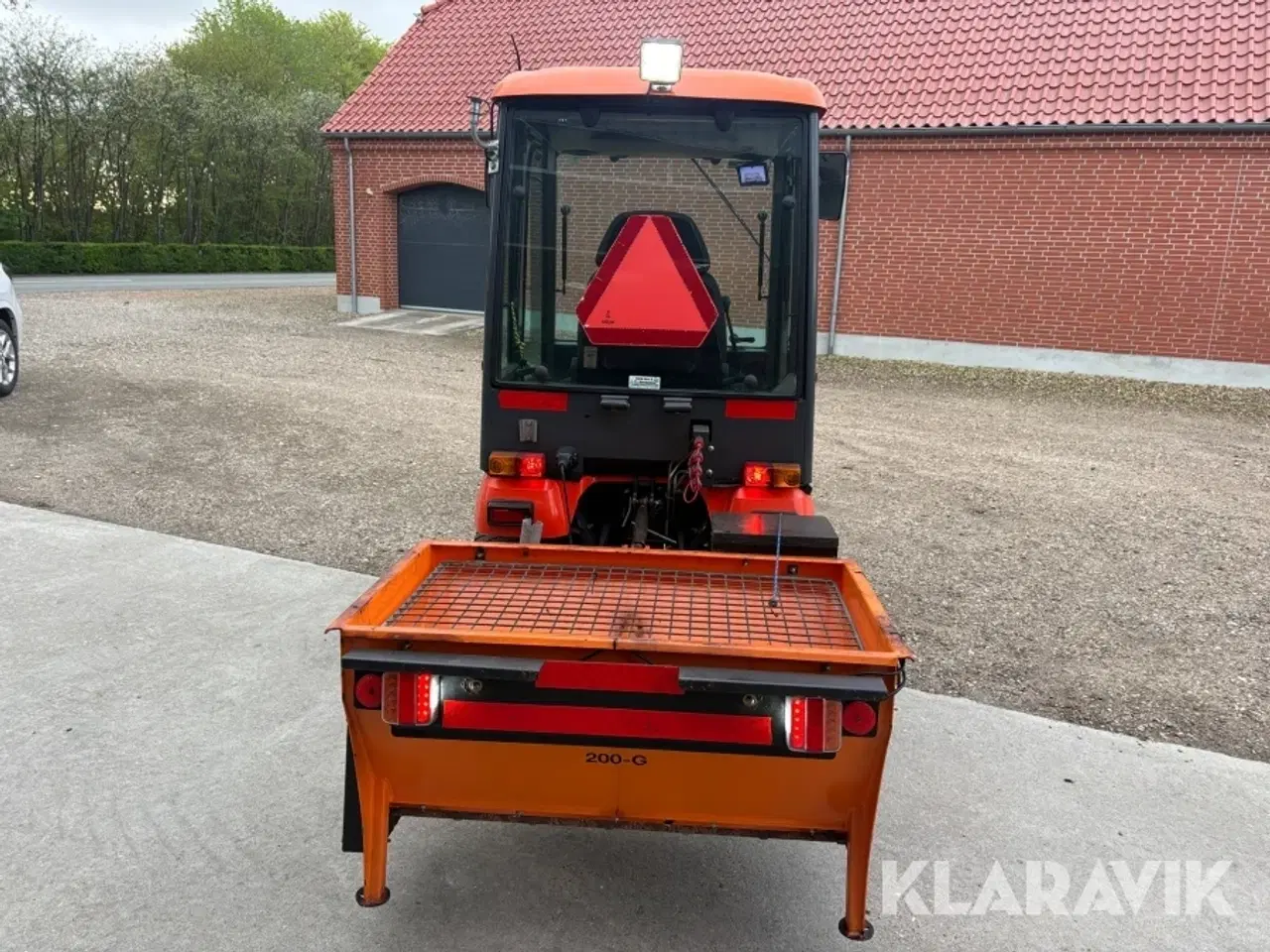 Billede 6 - Traktor Kubota BX 2350 D - inklusiv kost og saltspreder