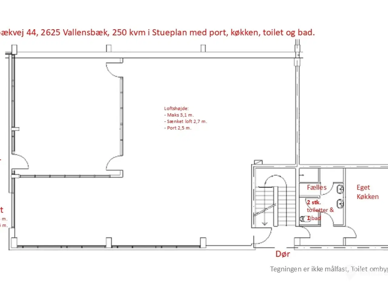 Billede 12 - PORT - Adgang med paller – Lager. Butik, Værksted, Showroom, Produktion mm. Der er mulighed for at køre biler ind i lejemålet!