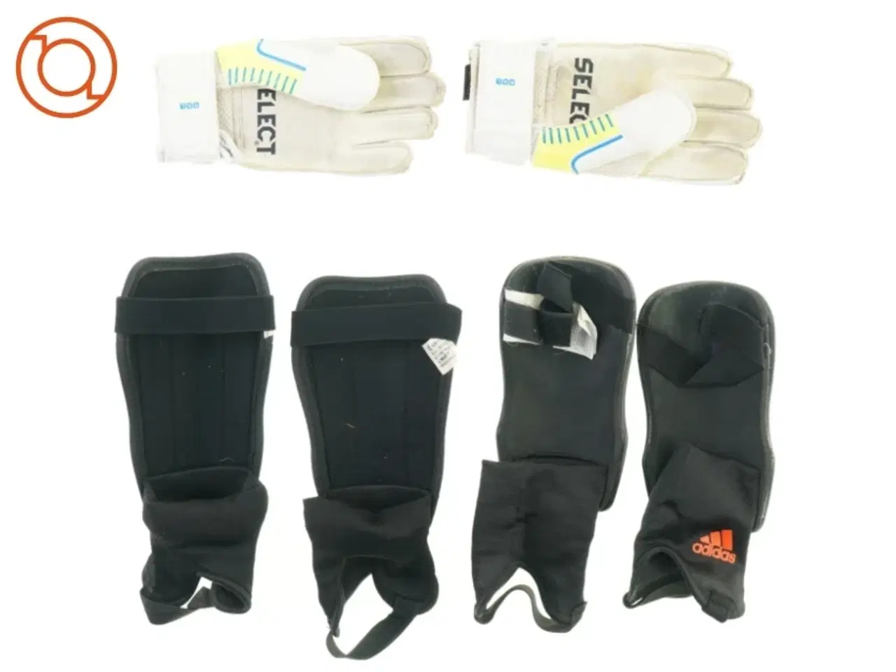 Billede 1 - Fodbold udstyr fra Adidas Select (str. 116 til 134 cm handsker size 3)