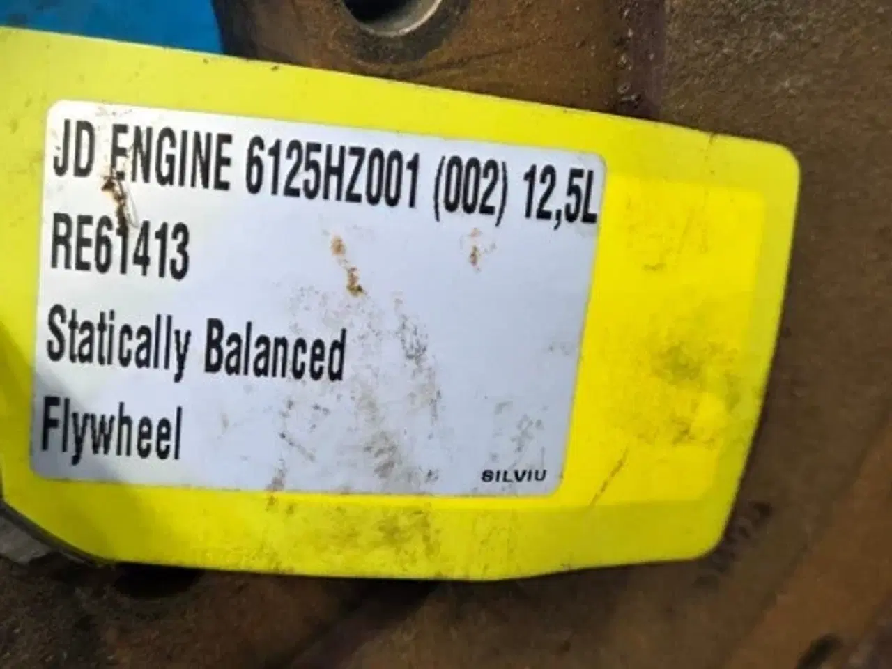 Billede 2 - John Deere 6125HZ001 Svinghjul RE61413