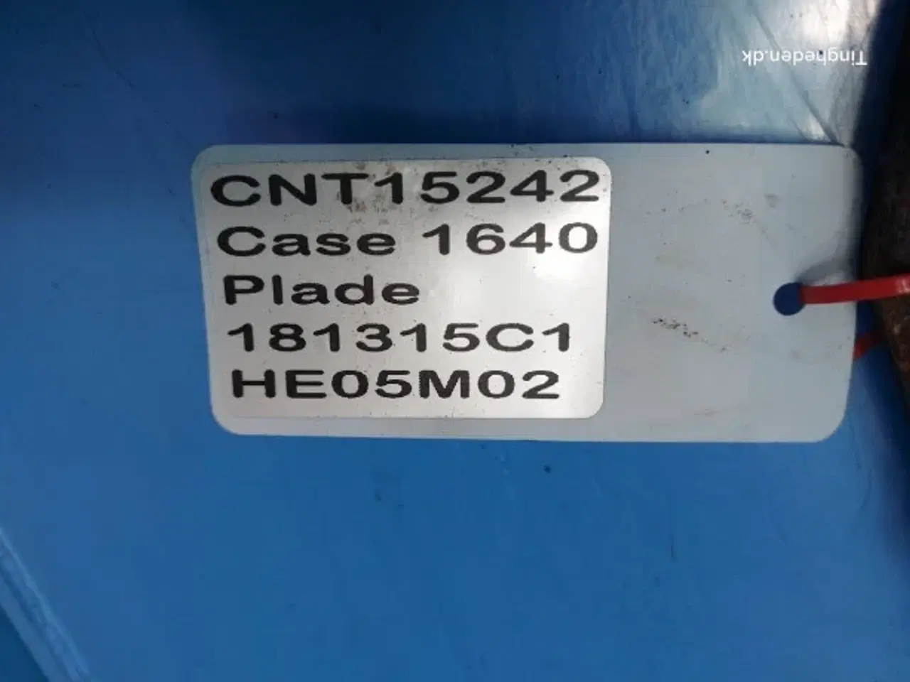Billede 8 - Case 1640 Plade 181315C1