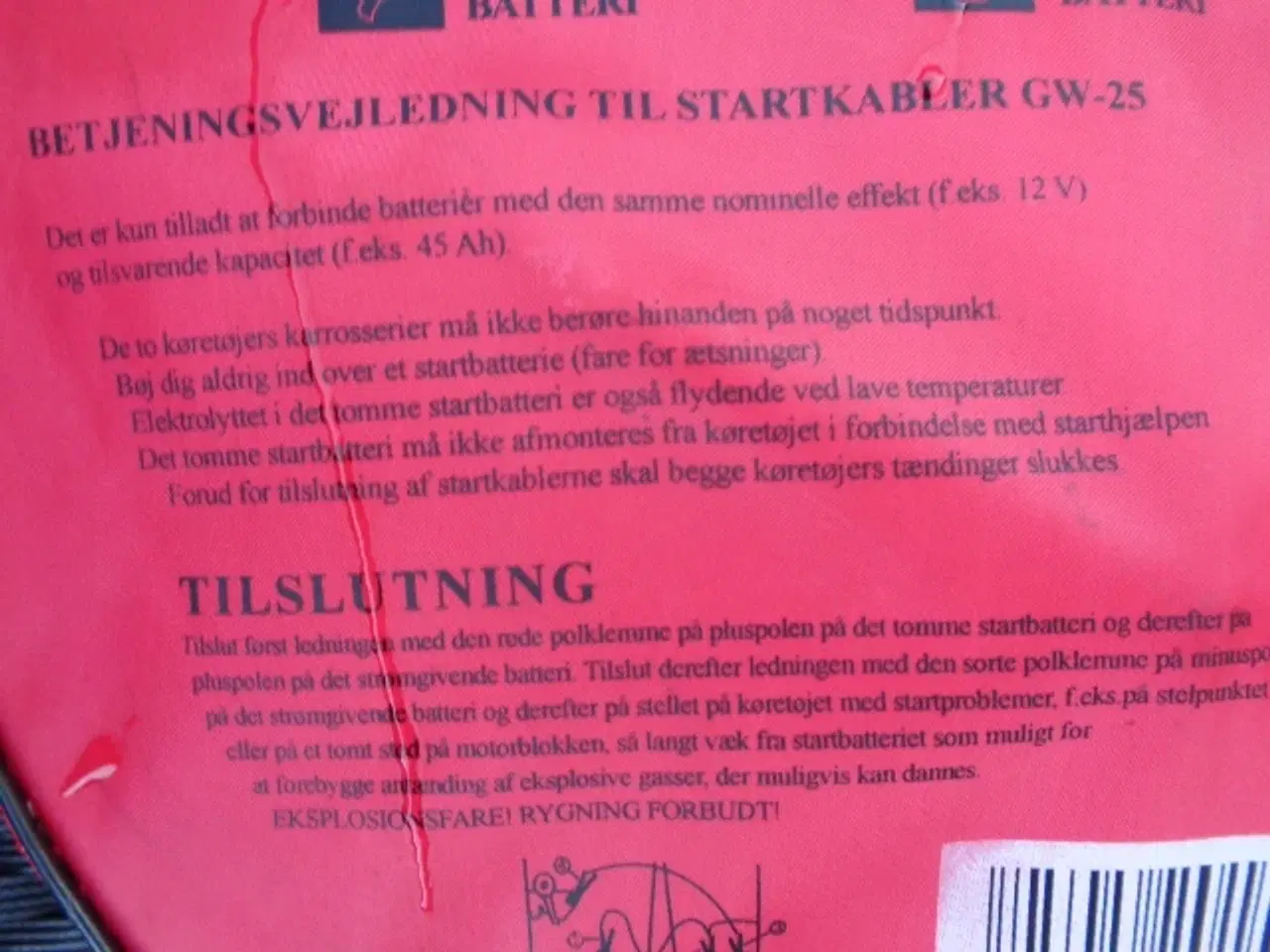 Billede 6 - Startkabler