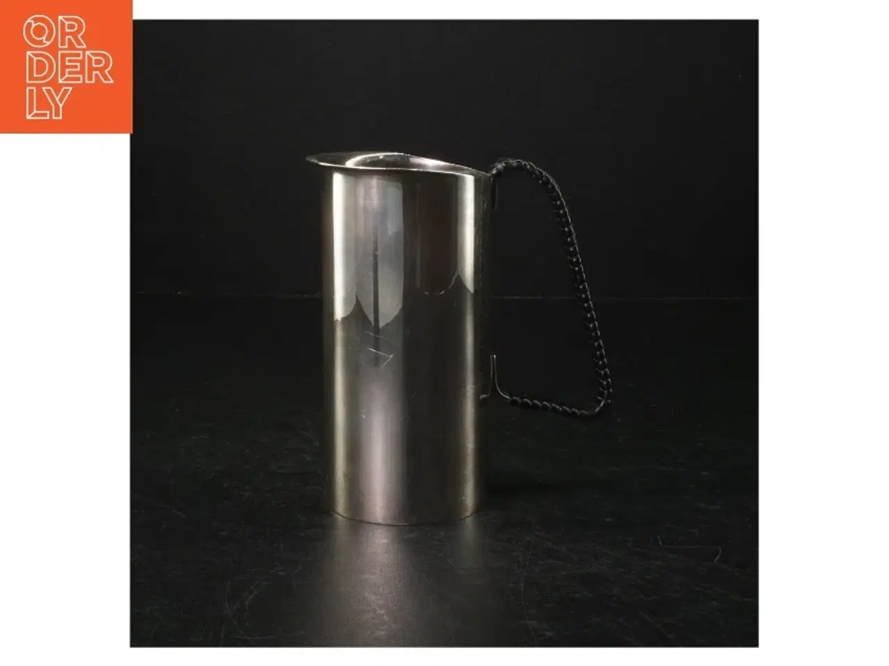 Billede 2 - Sølvkande, 2-tårnet  og glas fra Richmond (str. H. 13,5 cm. ø 7 cm)