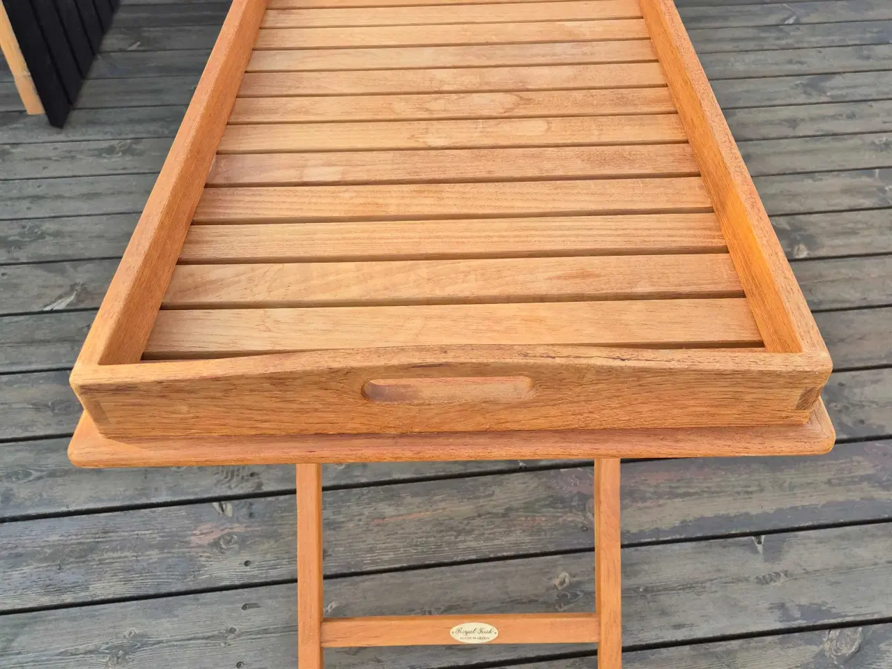 Billede 1 - Bakke bord i teak