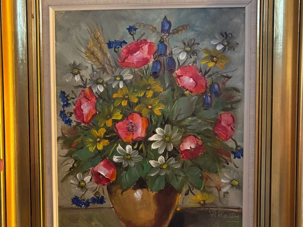 Billede 1 - Oliemaleri, Eva Harriet Hansen