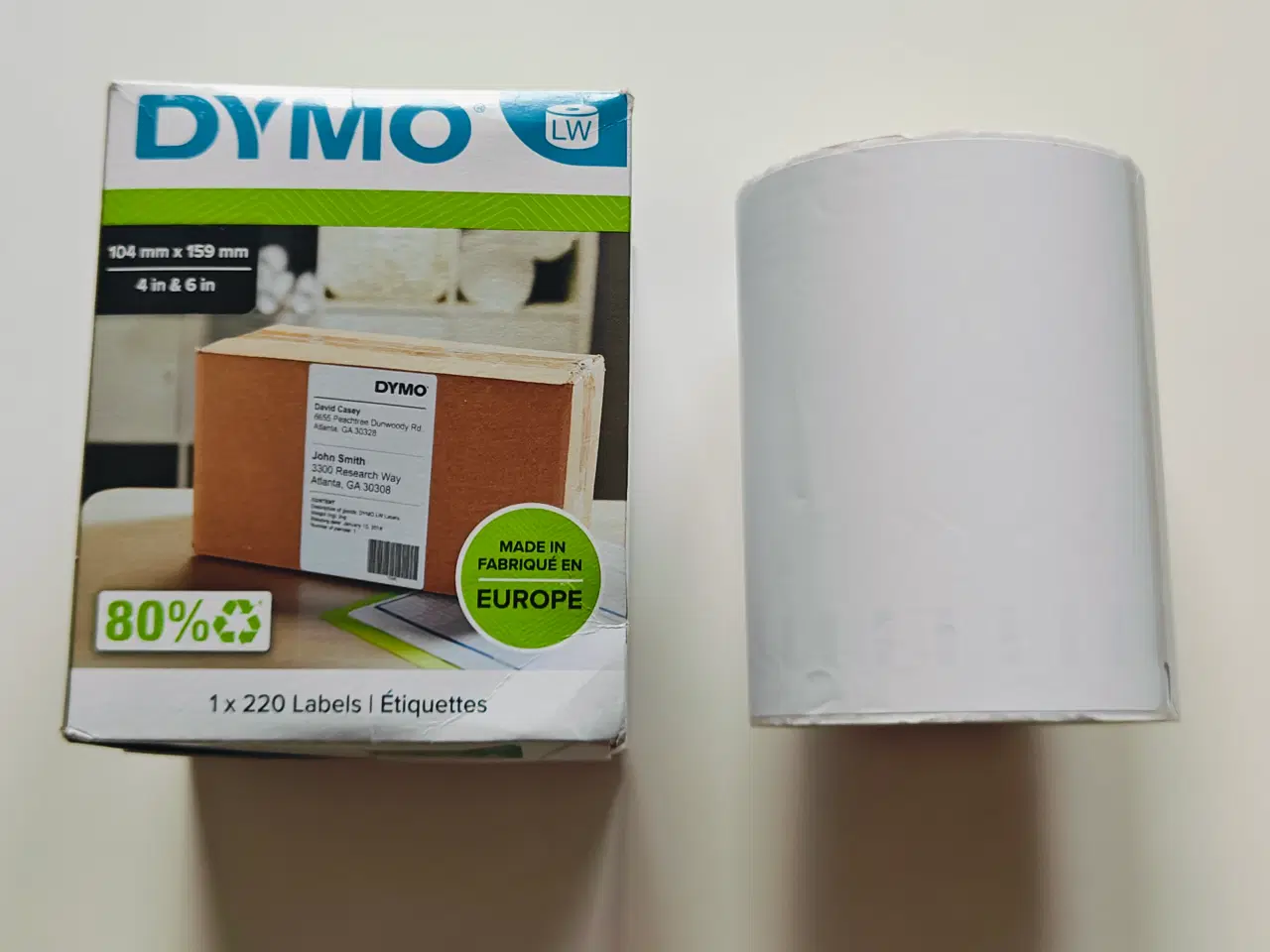 Billede 2 - 2 ruller DYMO LabelWriter store forsendelsesetiket