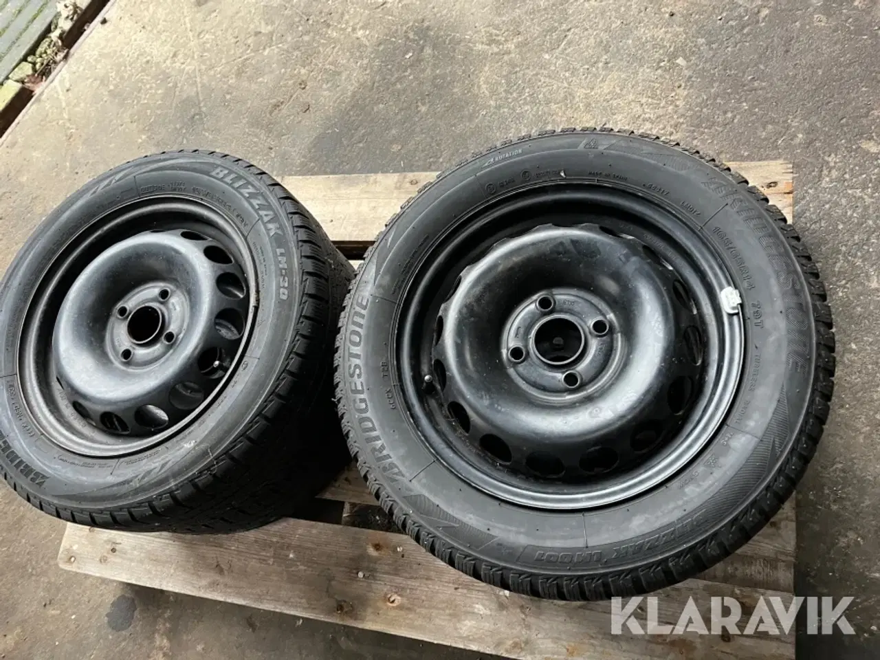 Billede 10 - Dæk med fælg BRIDGESTONE 165/65R14 vinder dæk