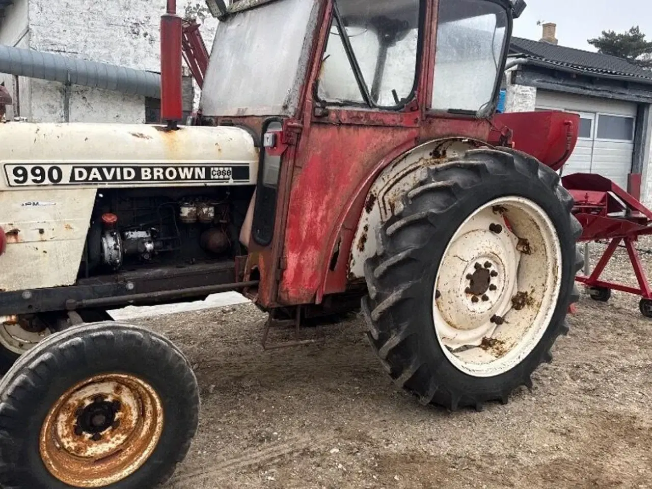 Billede 1 - David Brown traktor med trækløver