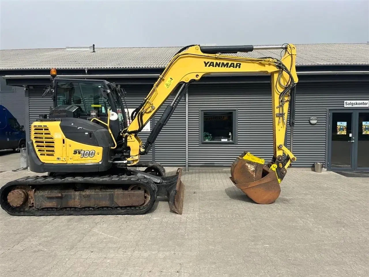 Billede 1 - Yanmar SV100 2A Centralsmørring og hydraulisk hurtigskifte.