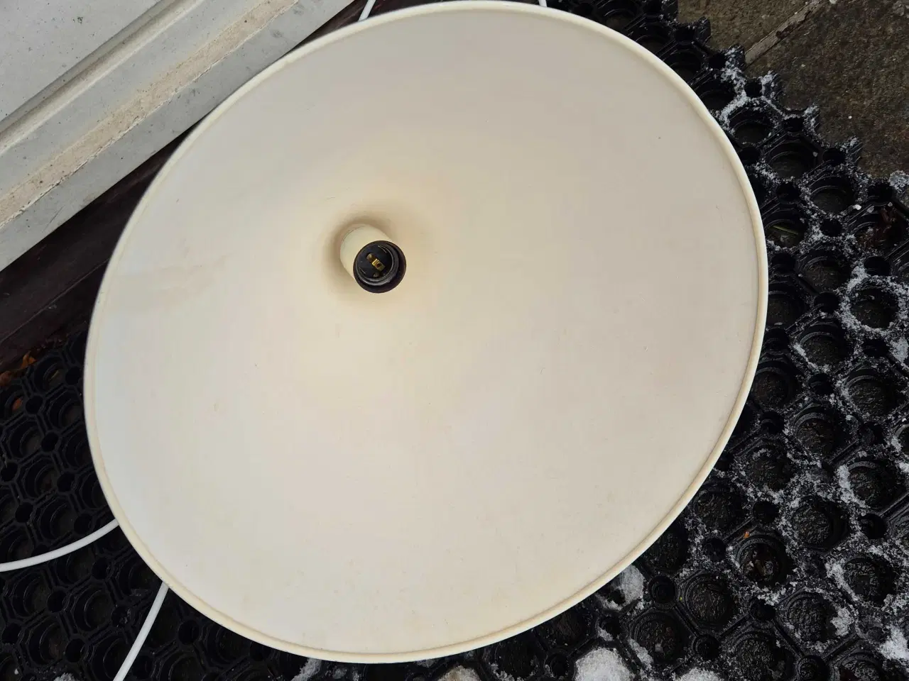 Billede 13 - Gråblå kegleformet retrolampe