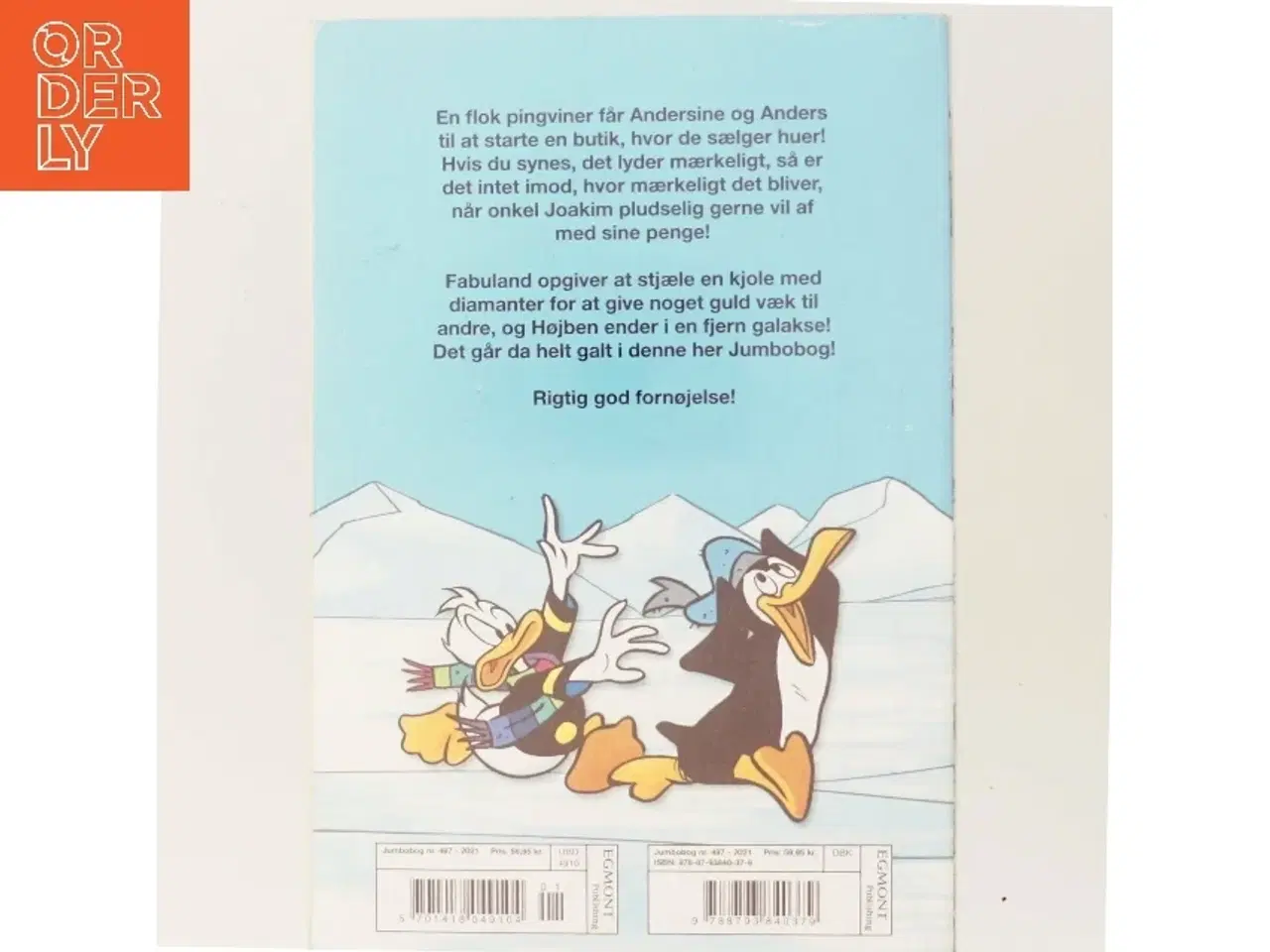Billede 3 - Jumbobog: Pudsige Pingviner af <Karaktererne inkluderer Andersine og Anders And< (Bog)