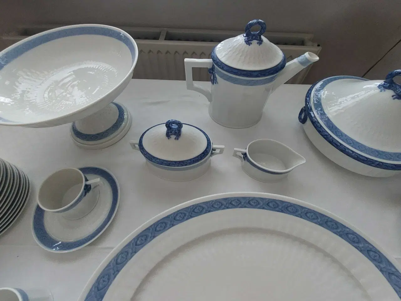 Billede 2 - Blå Vifte Royal Copenhagen Spisestel