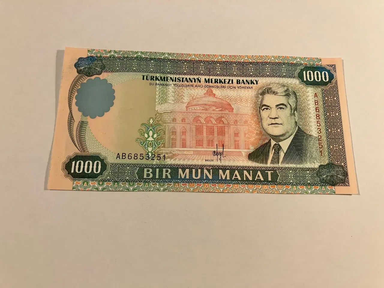 Billede 1 - 1000 Manat Turkmenistan