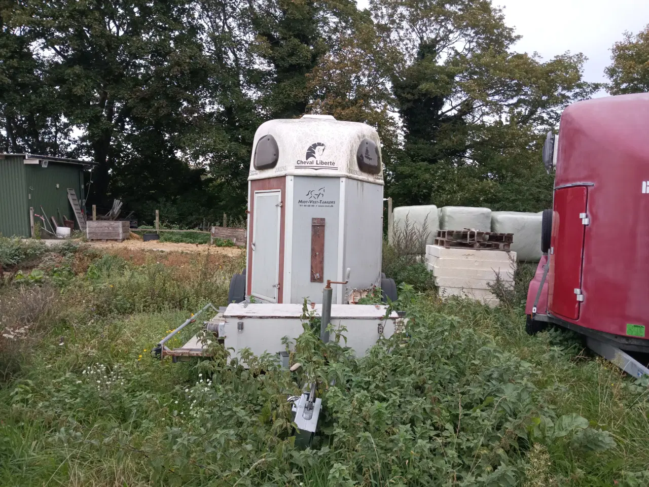 Billede 1 - Hestetrailer med plads til vogn 