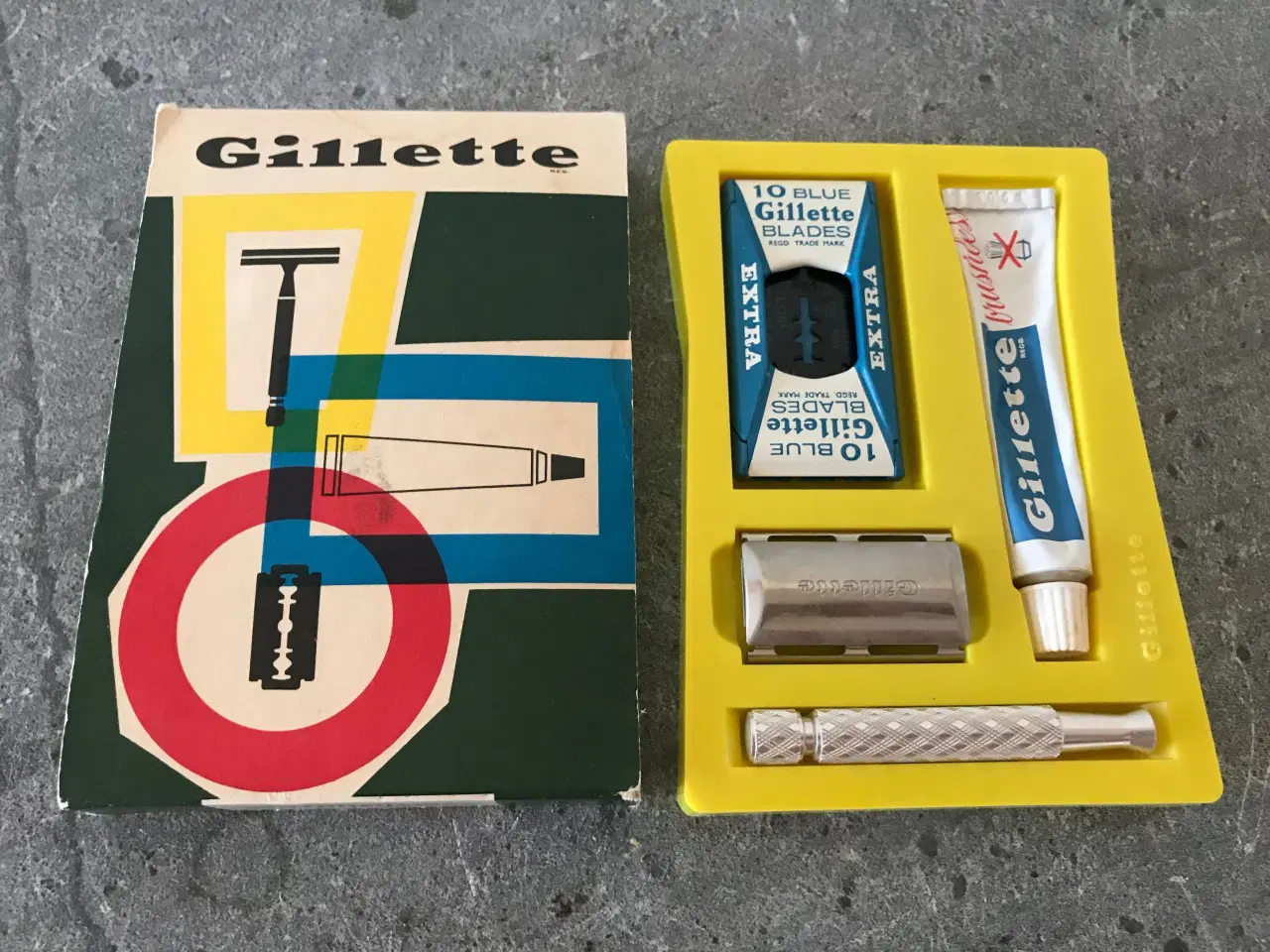 Billede 1 - Gilette' barbersæt (vintage)