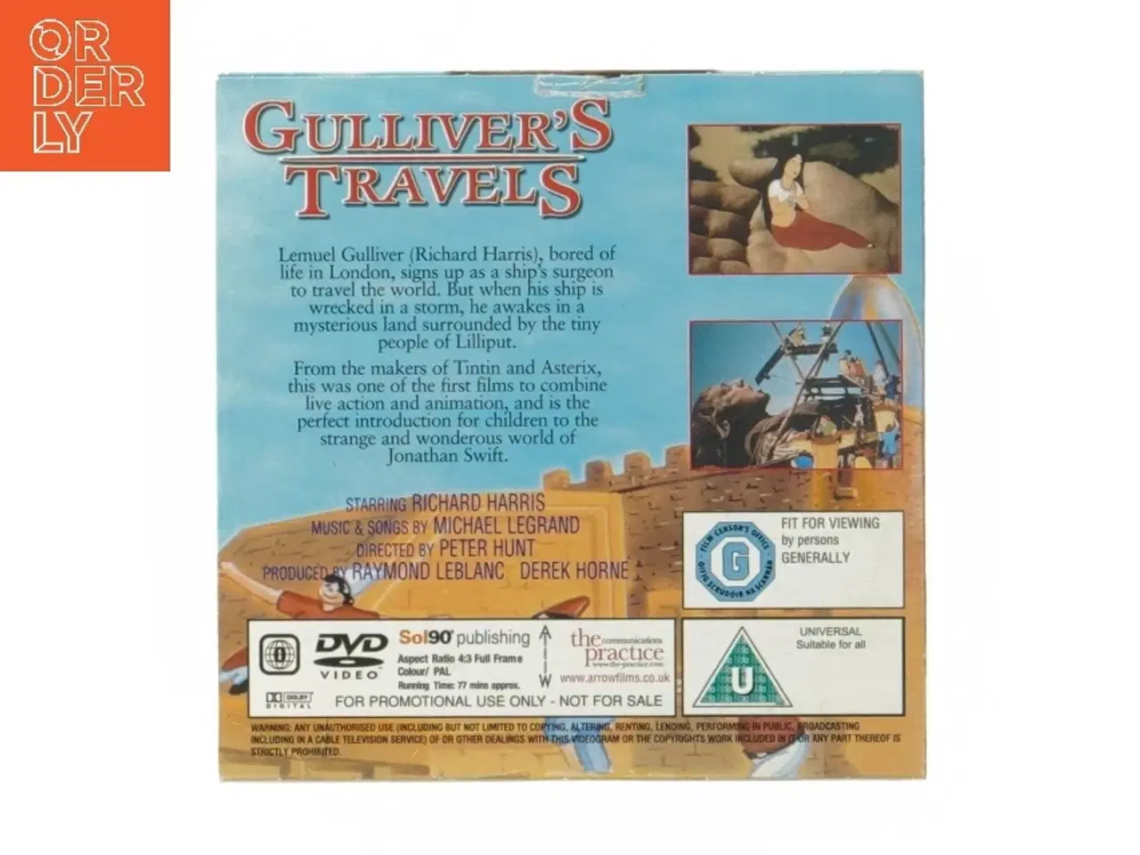 Billede 3 - Gulliver's Travels DVD (str. 12,5x12,5 cm)