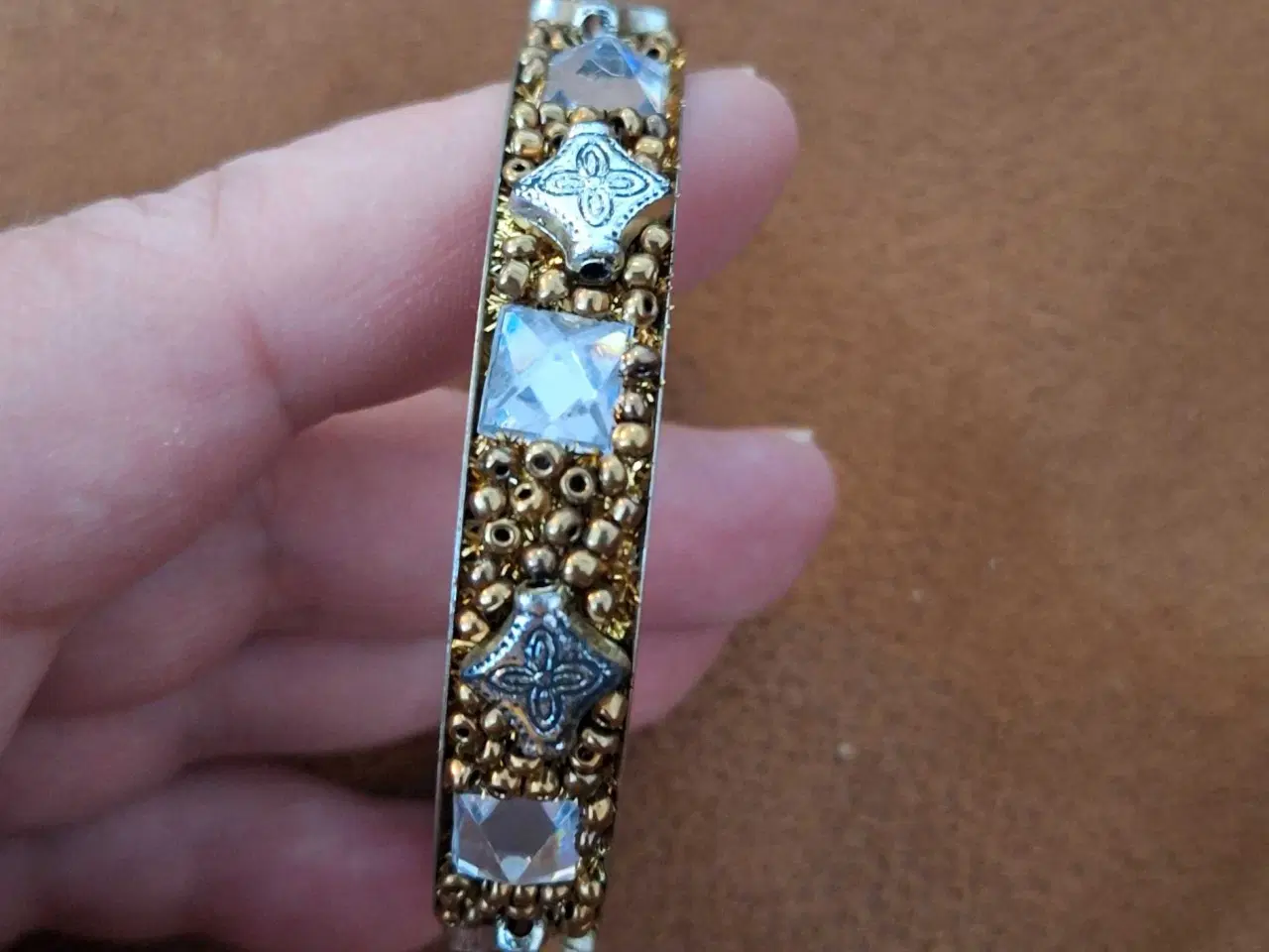 Billede 3 - Bronzefarvet armbånd 