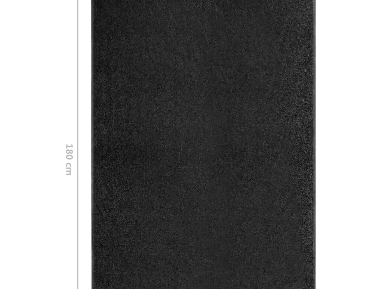 Billede 6 - Vaskbar dørmåtte 120x180 cm sort