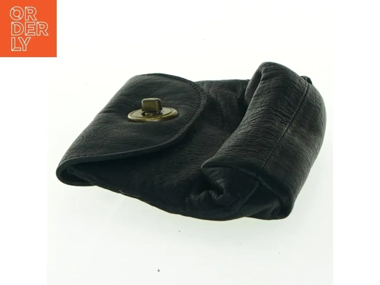Billede 4 - Sort læderpung (str. 16,5x11 cm)