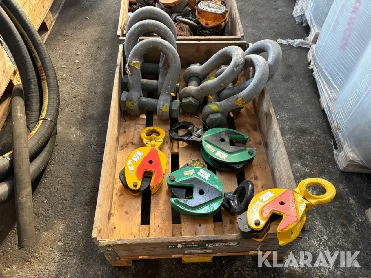 Billede 2 - Løfte klammer og sjækler Haklift og danløft 3000 og 5000kg