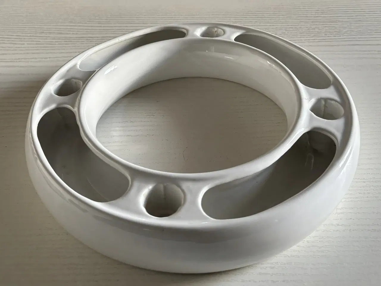 Billede 1 - Adventsstage hvid porcelæn