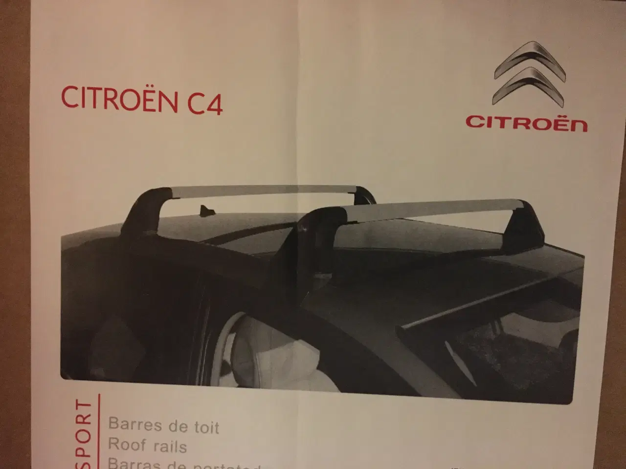 Billede 2 - Citroen C4 III nye org. tagbøjler