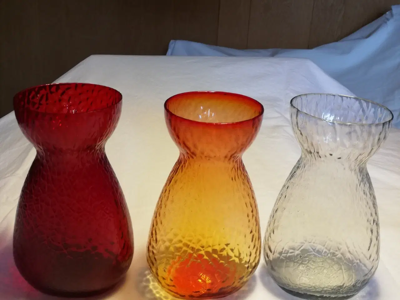 Billede 2 - Hyacintglas ovale hamret fra Kastrup/Fyens Glasvær