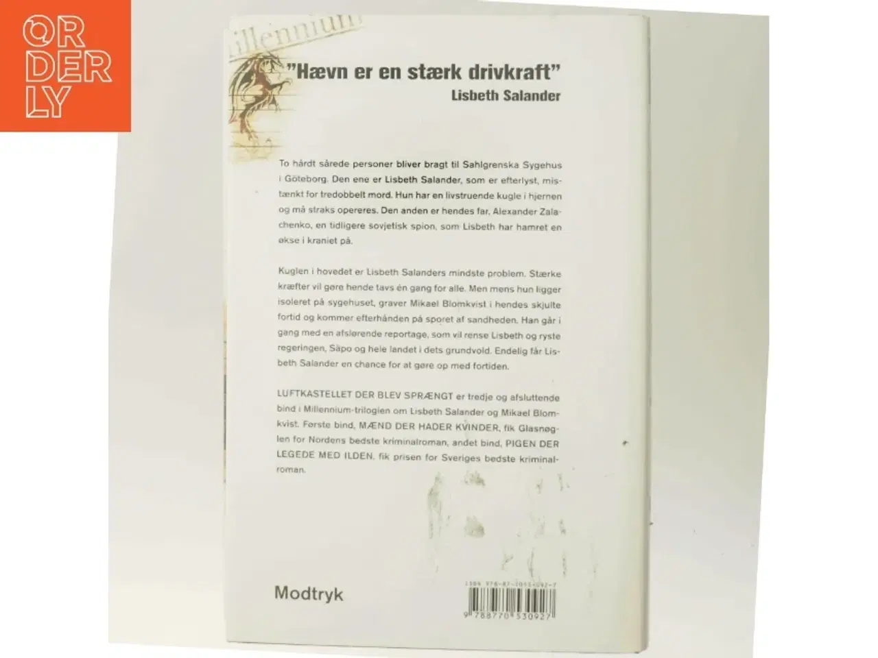 Billede 3 - Luftkastellet der blev sprængt af Stieg Larsson