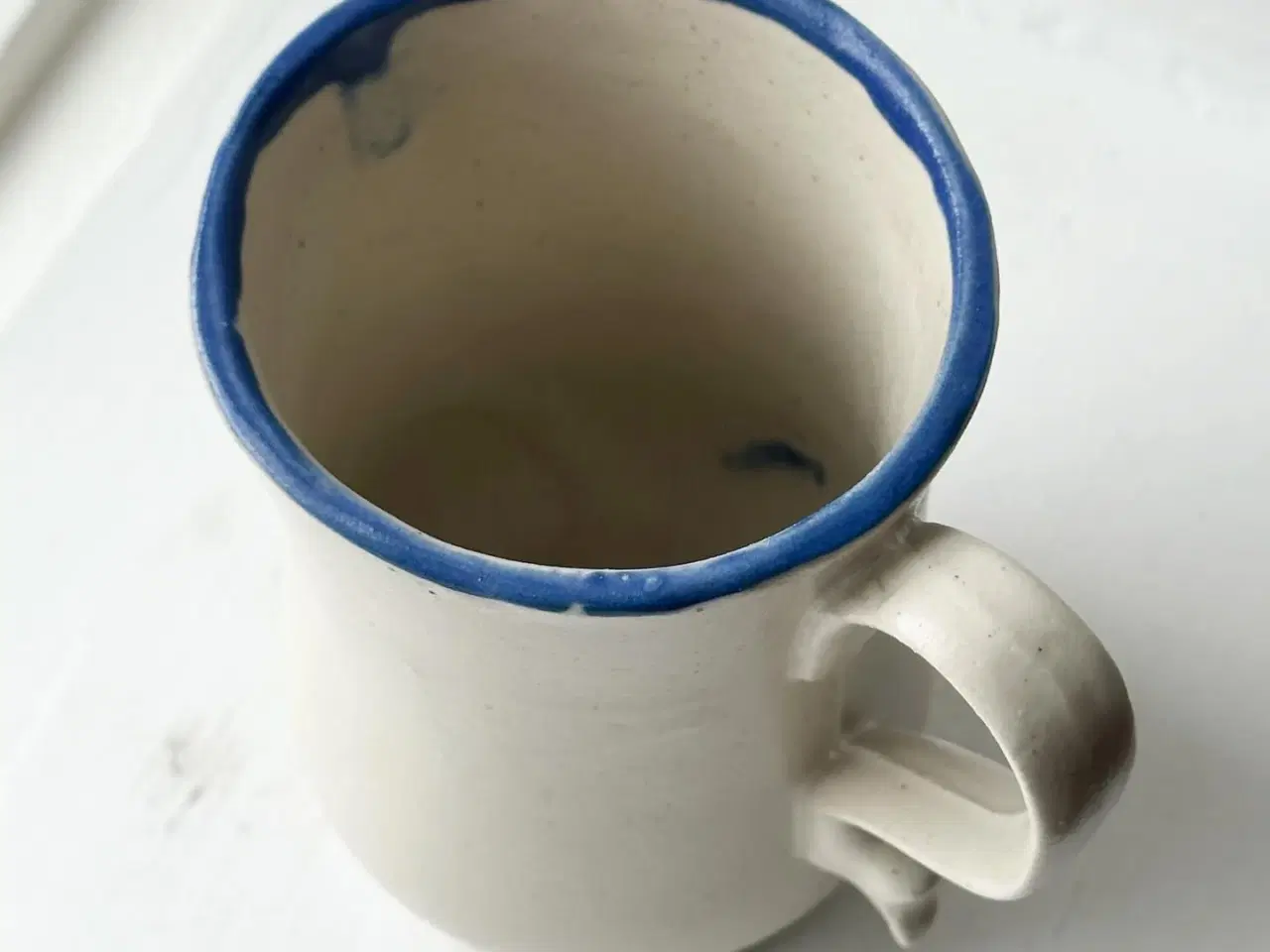 Billede 7 - Keramikkrus m blå detaljer