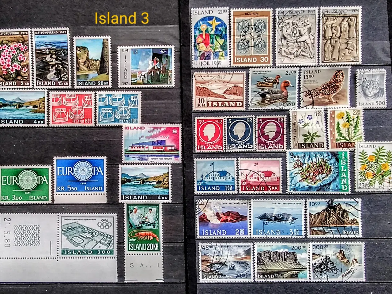 Billede 3 -  Island frimærker 
