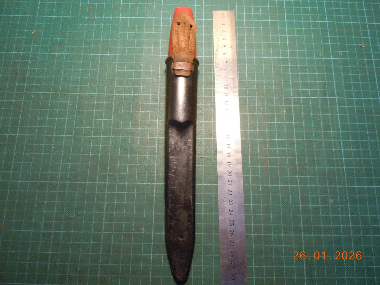 Billede 4 - Lang Frost Mora kniv i skede.