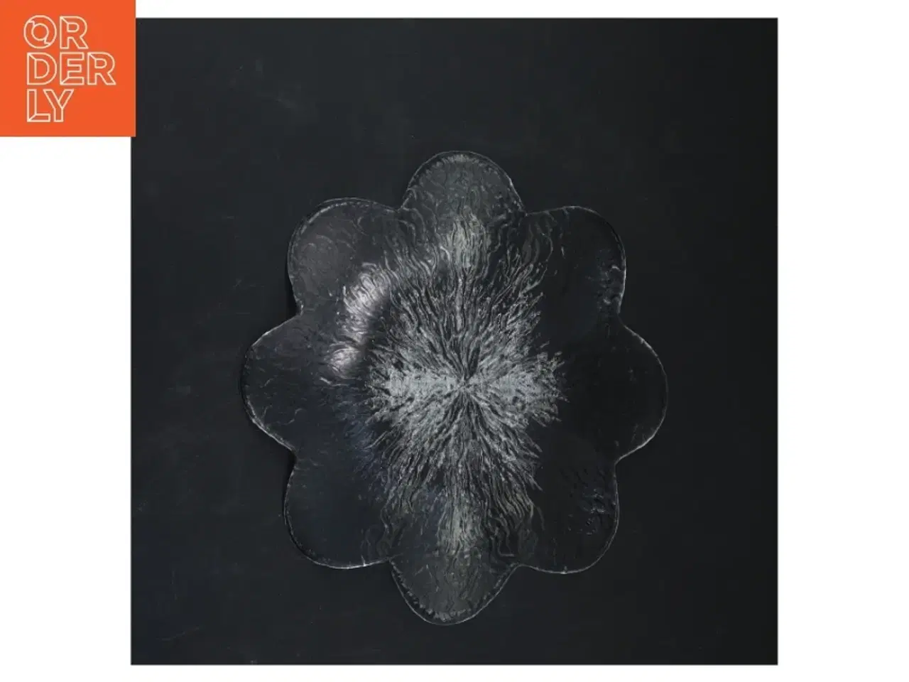 Billede 2 - Glas skål - koral fra Holmegaard (str. 8x20 cm)