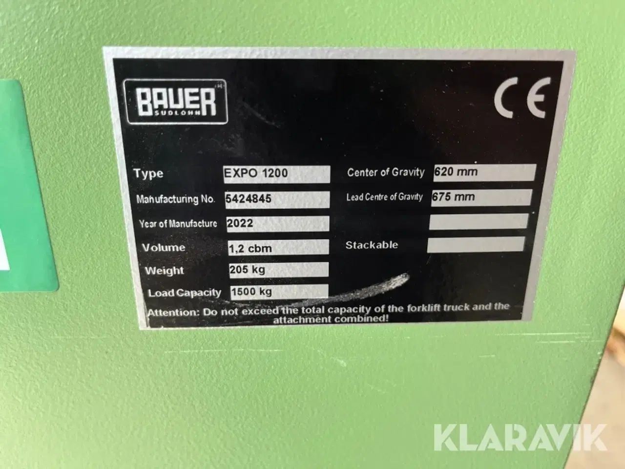 Billede 5 - Vippecontainer Bauer Expo 1200