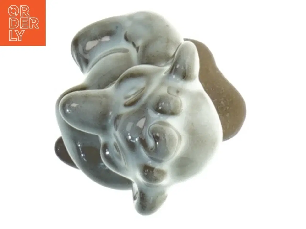 Billede 3 - Keramikfigur af en trold (str. 9x4 cm)