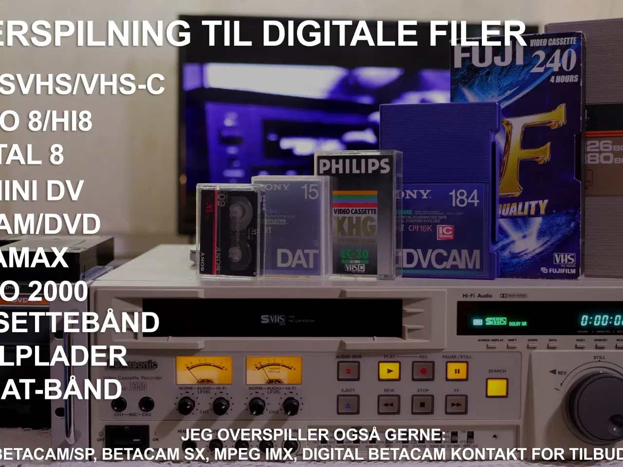Billede 2 - Overspilning af lyd/video medier!