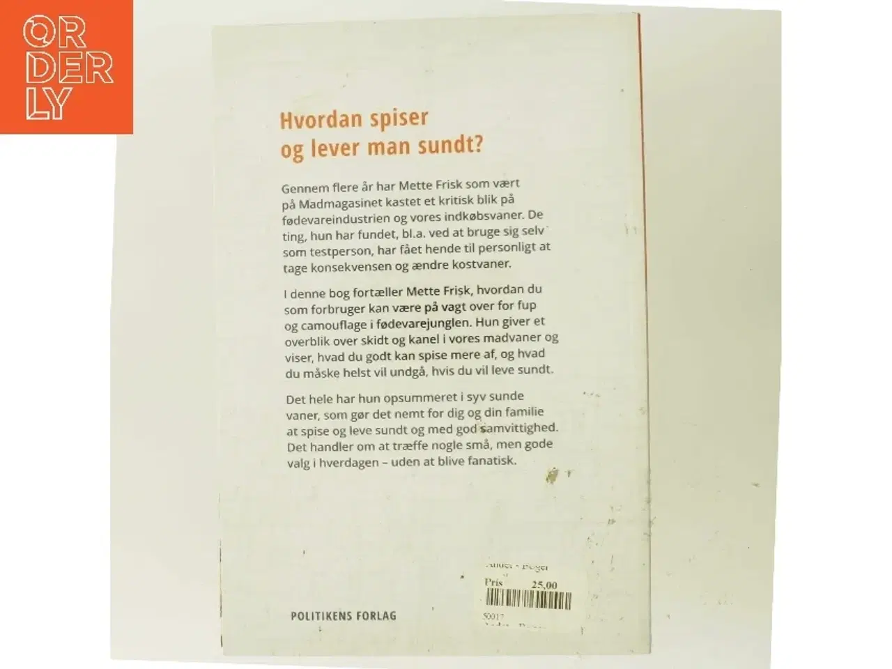 Billede 3 - Syv sunde vaner af Mette Frisk (Bog)